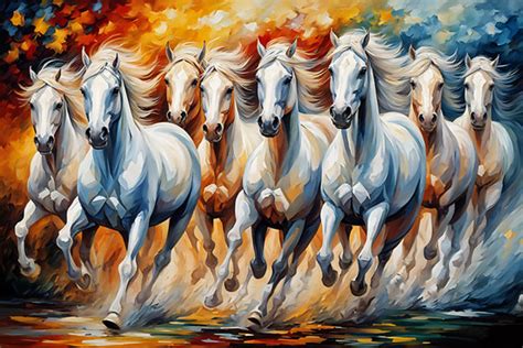 Feng Shui Eight Horse Painting symbolize success, loyalty, .